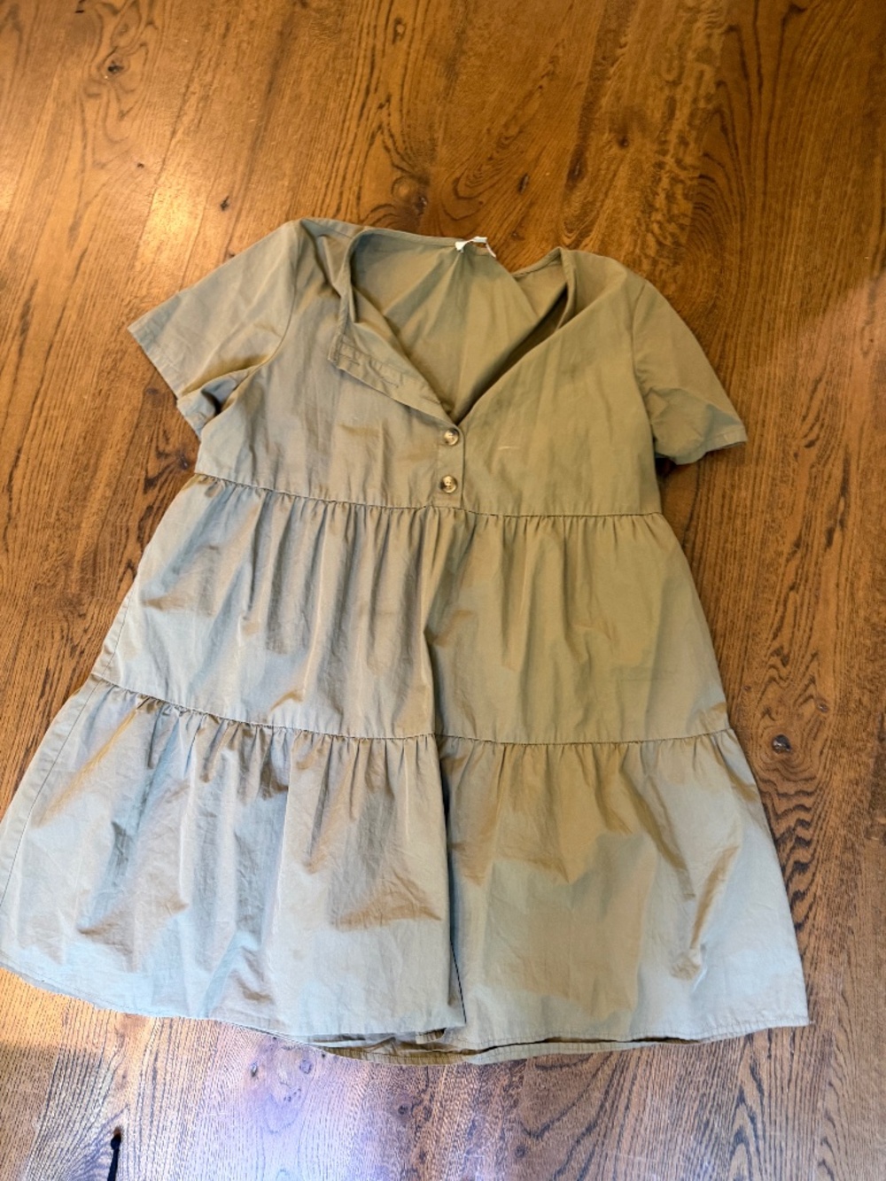 Madewell Tier Green- Dress